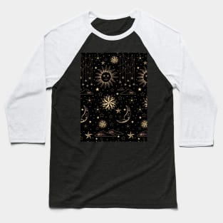 Moon, Stars, Sun Baseball T-Shirt